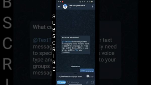 Text to Speech Telegram Bot shorts telegram shortvideo androidtricks adsmember scaled | AdsMember
